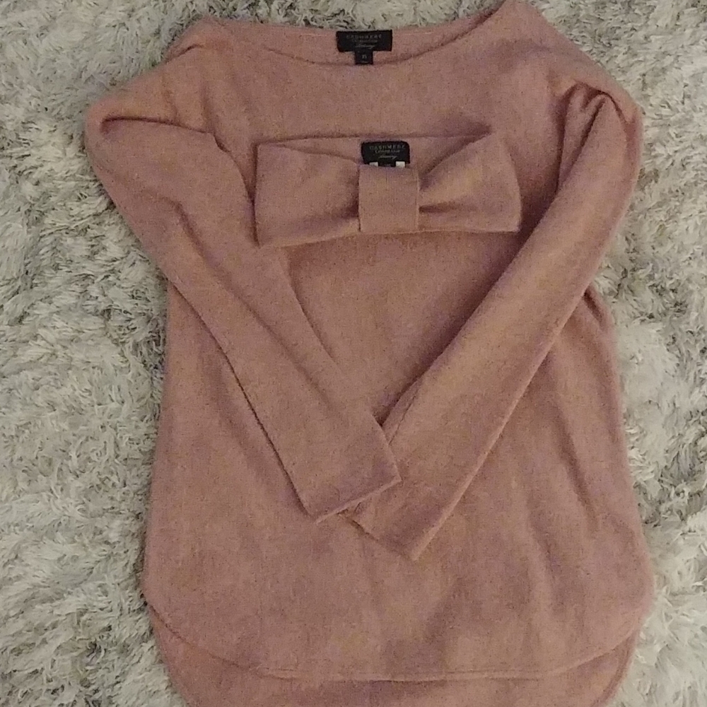 Cashmere Charter Club Sweater/ matching headband
